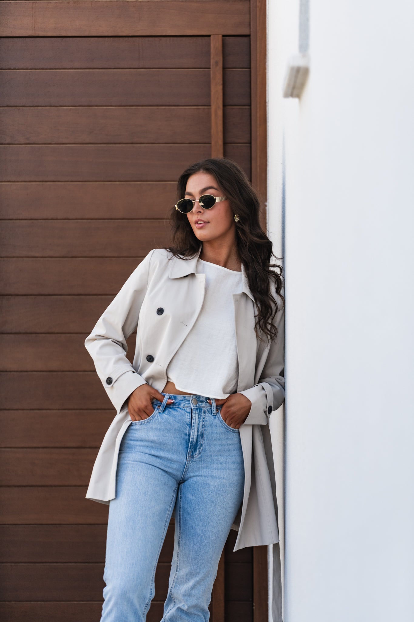 VMCHELSEA Trenchcoat - Oatmeal